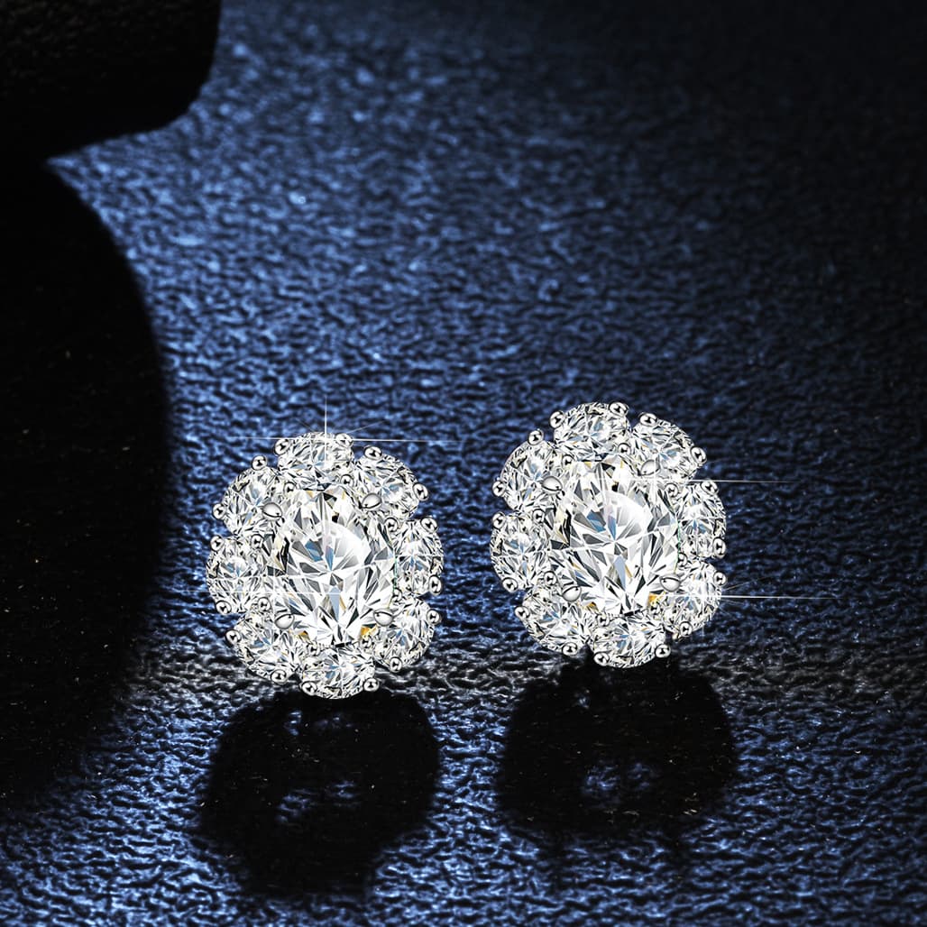 結婚式 アクセサリー 花冠風クラシカルピアス