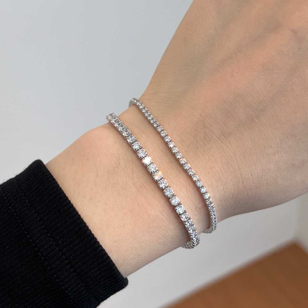 結婚式 アクセサリー 贅沢きらめきライン ブレスレット