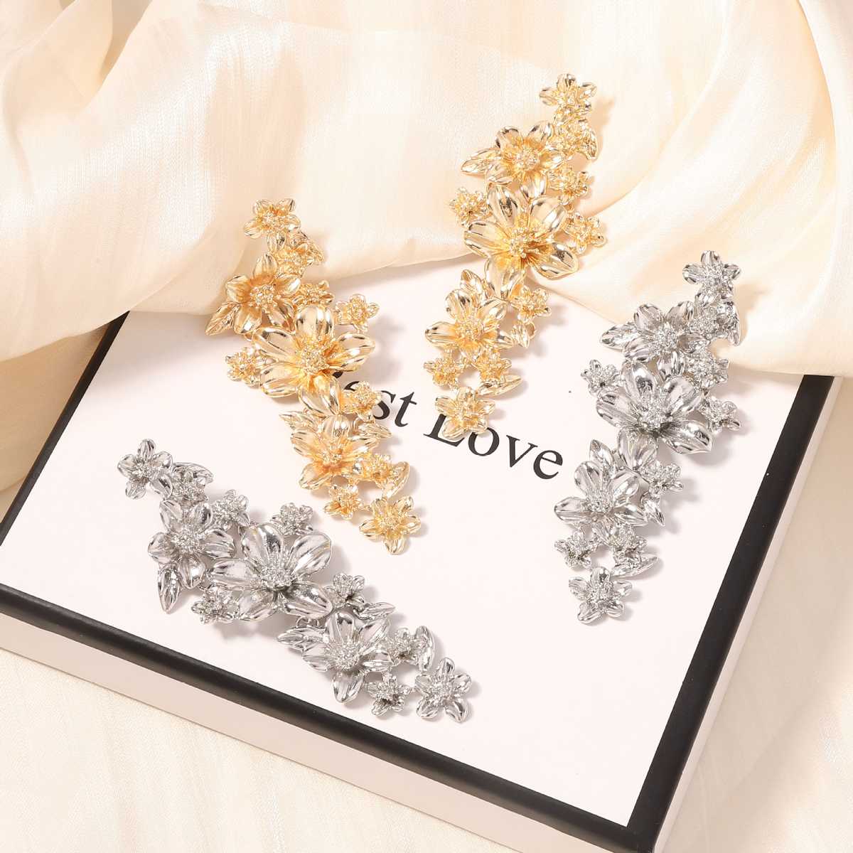 結婚式 アクセサリー 桜花舞ロングピアス