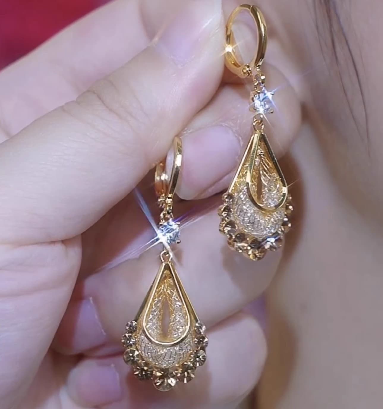 結婚式 アクセサリー クラシカル ティアドロップ ピアス