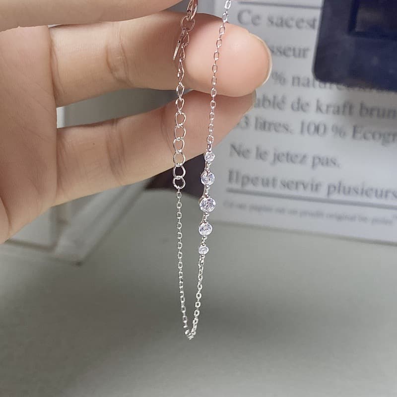 結婚式 アクセサリー 煌めき小粒ビジュー ブレスレット