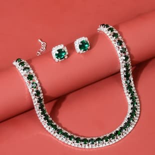 結婚式 アクセサリー 優美な曲線のネックレス アクセサリーセット