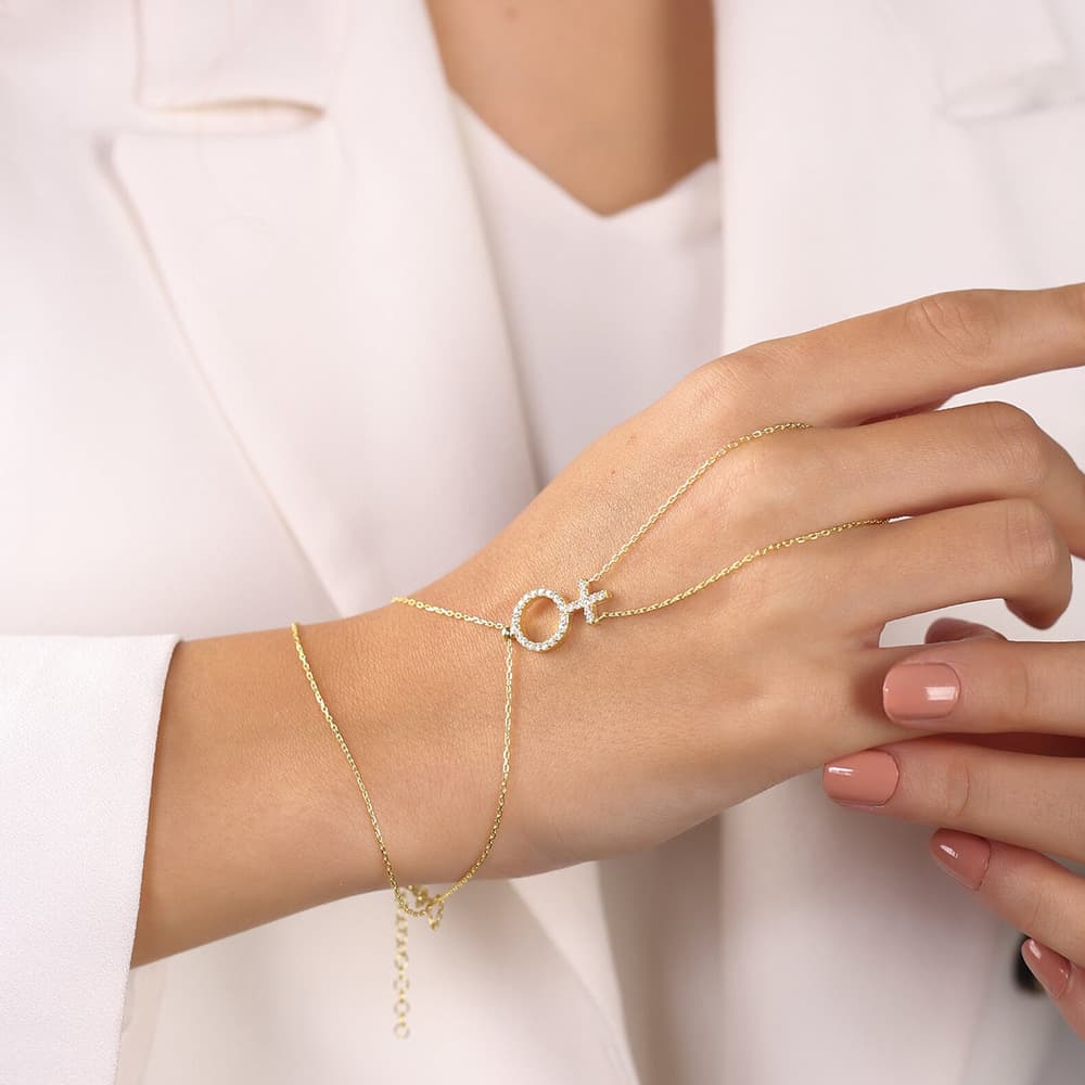 結婚式 アクセサリー 煌めき しずくモチーフ 二連ブレスレット