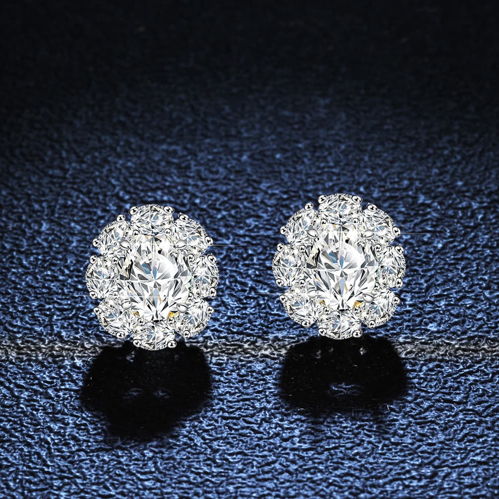 結婚式 アクセサリー 花冠風クラシカルピアス