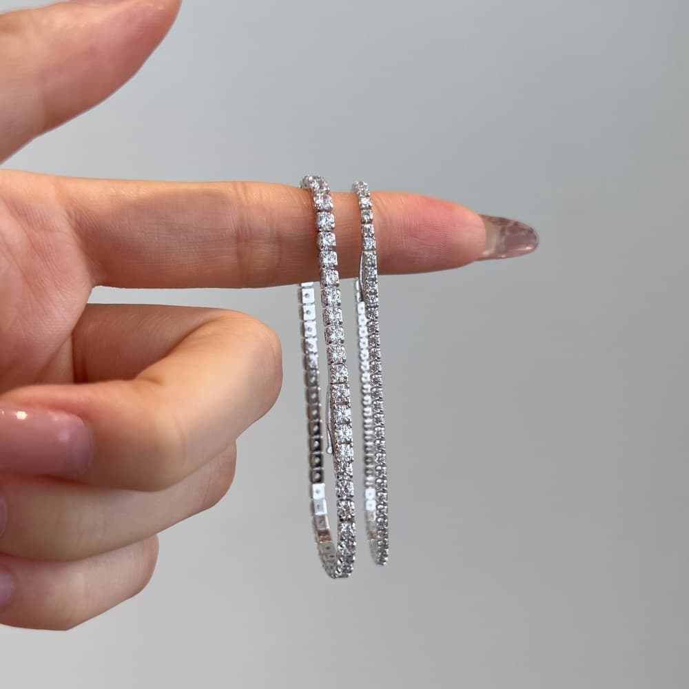 結婚式 アクセサリー 贅沢きらめきライン ブレスレット