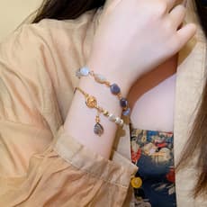 結婚式 アクセサリー 上品な輝き クリスタルラインブレスレット