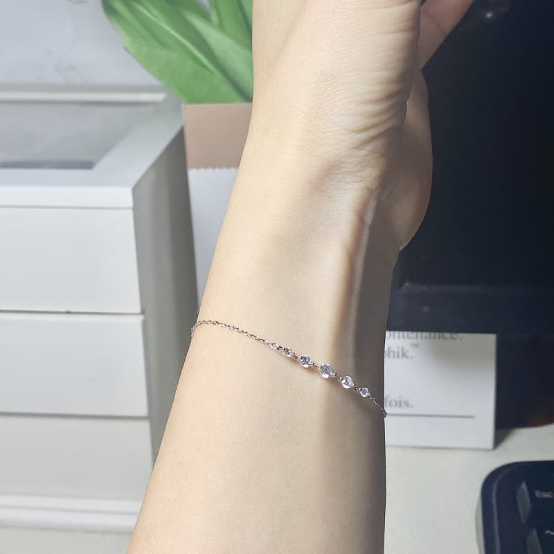 結婚式 アクセサリー 煌めき小粒ビジュー ブレスレット