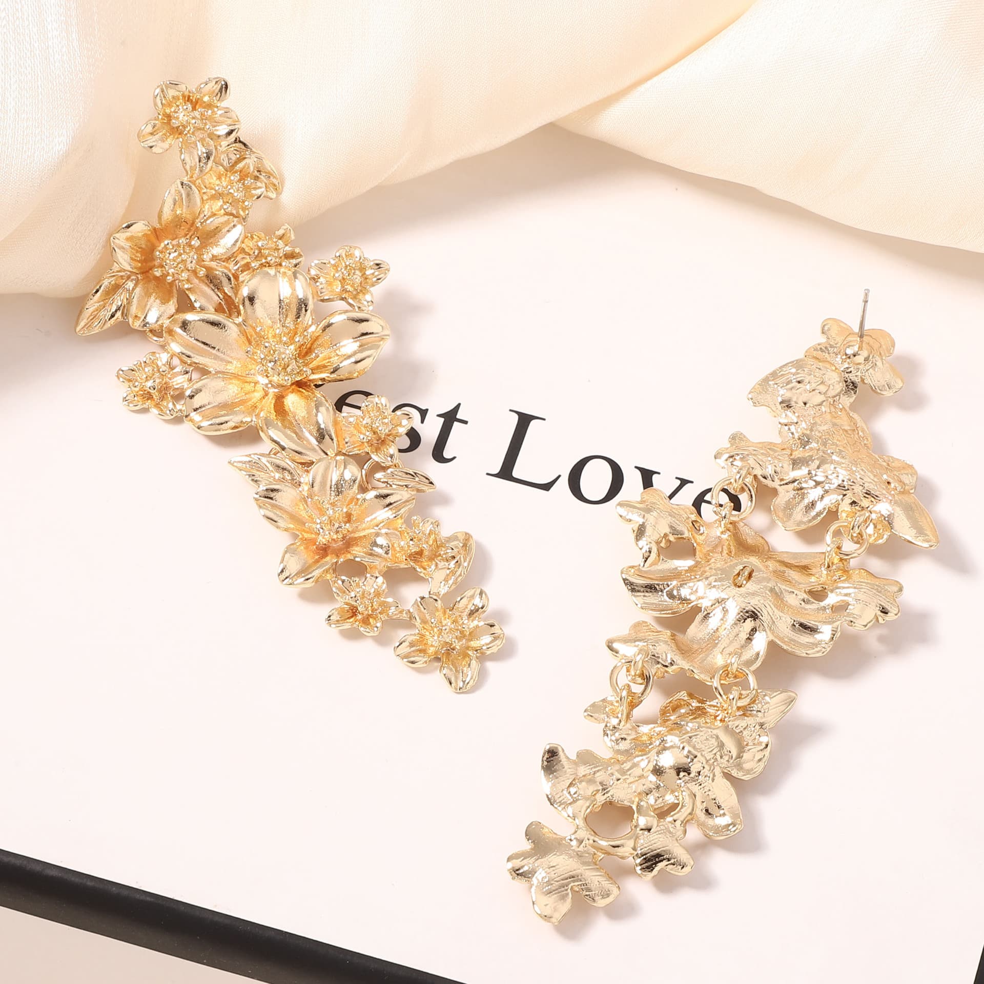 結婚式 アクセサリー 桜花舞ロングピアス
