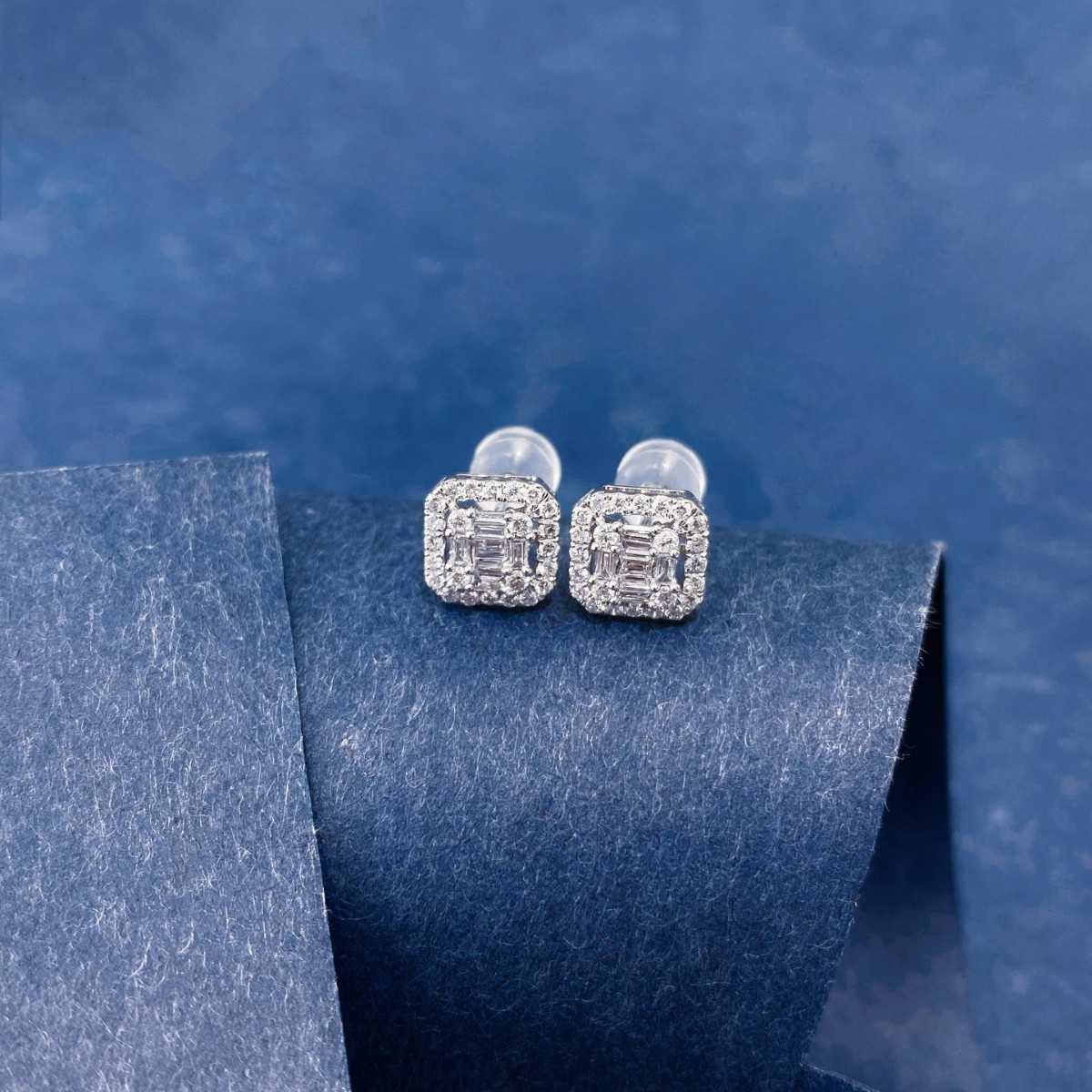 結婚式 アクセサリー 煌めきモザイクピアス