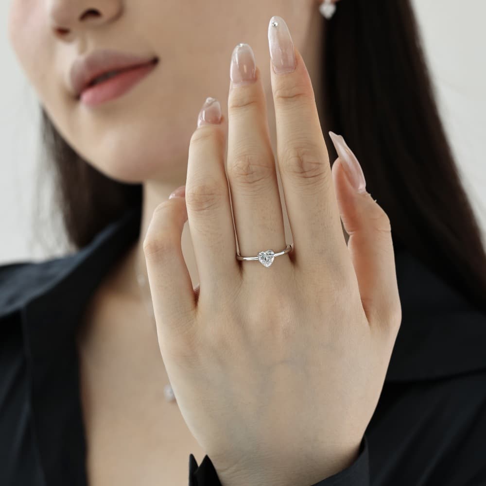 結婚式 アクセサリー 優美なハートクリスタル ウェディングセット