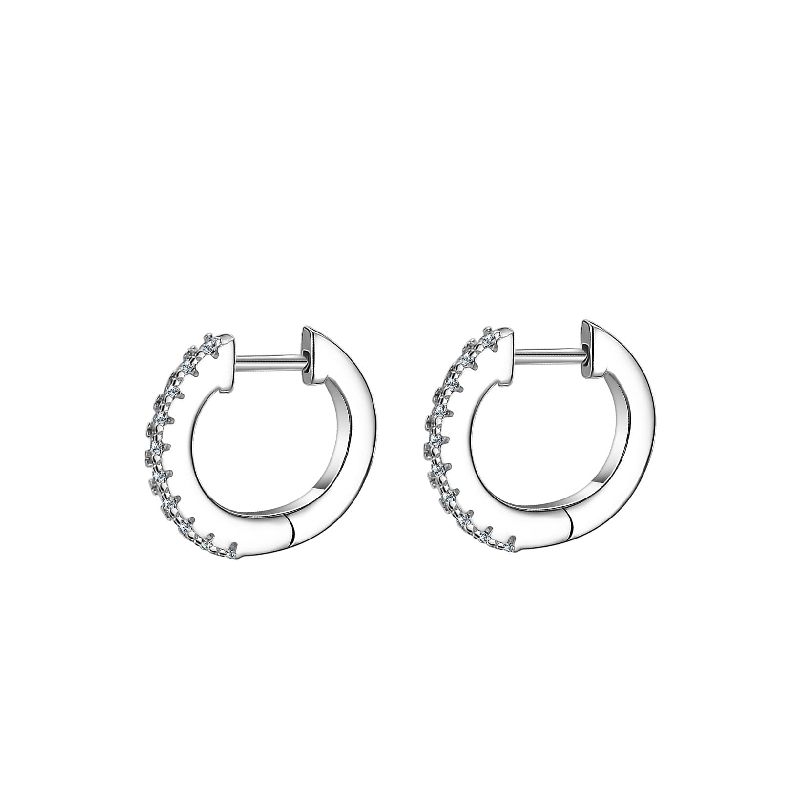 結婚式 アクセサリー 煌めきクリスタルフープ ピアス