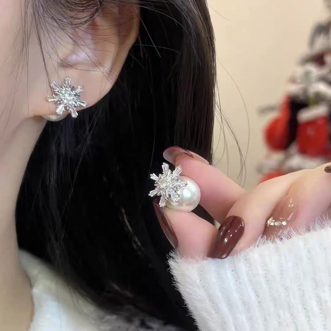 結婚式 アクセサリー 雪華真珠のブライダルピアス