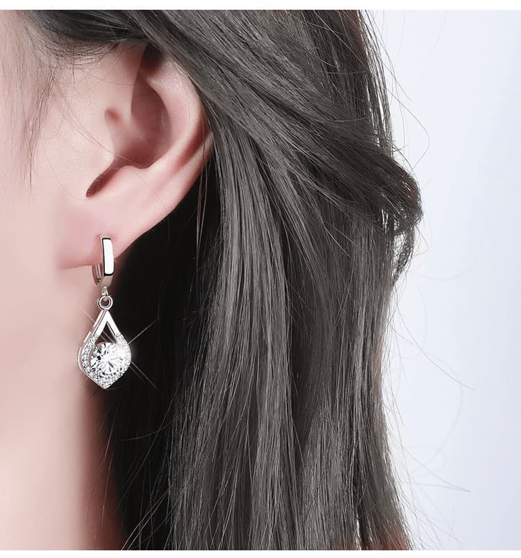 結婚式 アクセサリー 雫モチーフ ドロップピアス