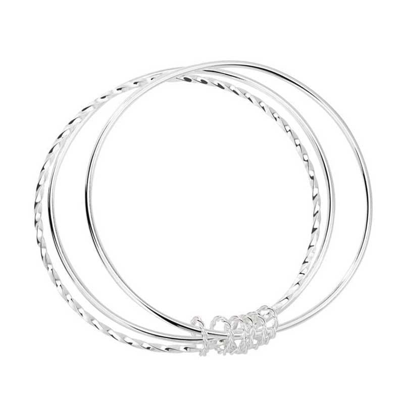 結婚式 アクセサリー 上品な輝き シンプル二連ブレスレット