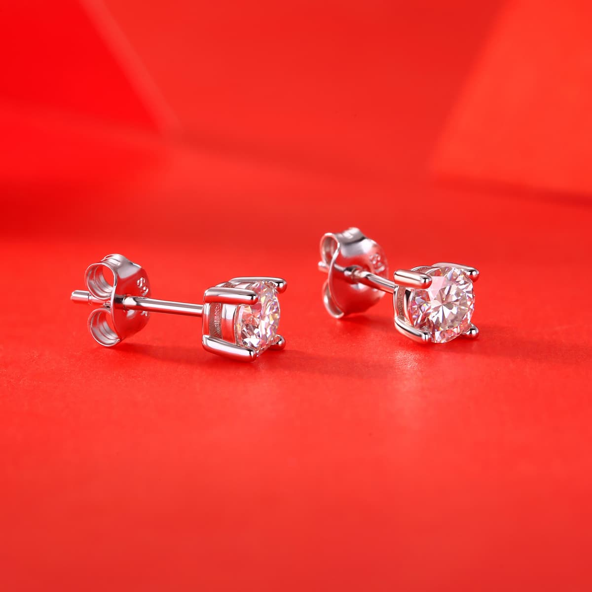 結婚式 アクセサリー 煌めき輝石 一粒ピアス
