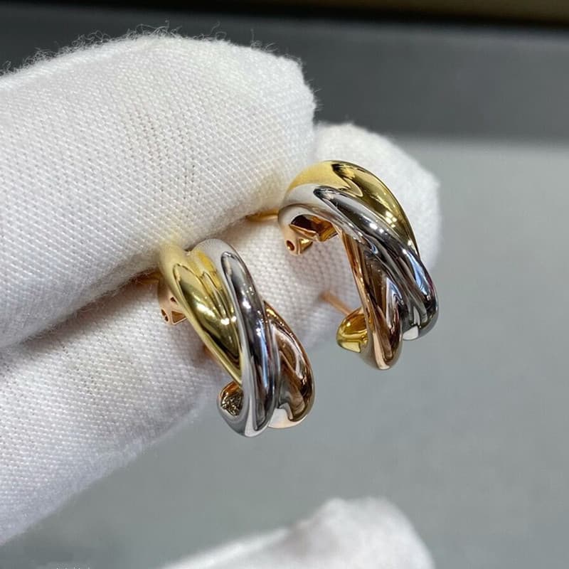 結婚式 アクセサリー 重ねリング風 ツイストピアス