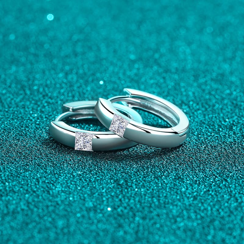 結婚式 アクセサリー クリスタル フープ ピアス