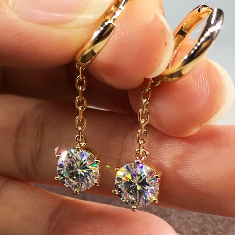 結婚式 アクセサリー キラめき舞う ドロップピアス